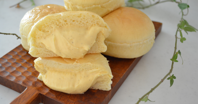 Cream Pan (Japanese Custard Bread)