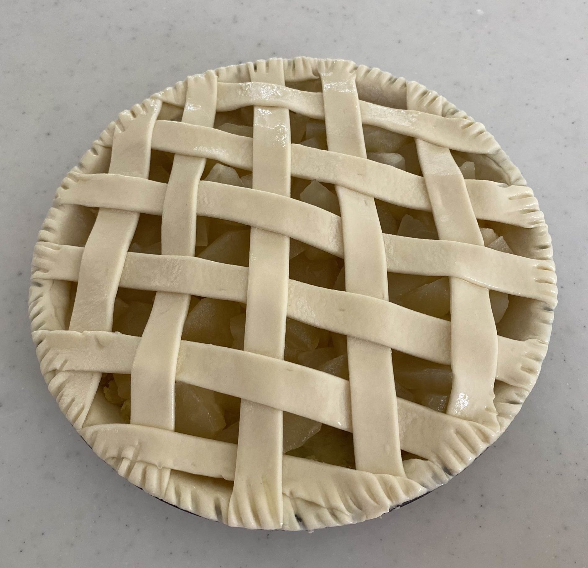 SWEET POTATO APPLE PIE Japanese style Thanksgiving pie