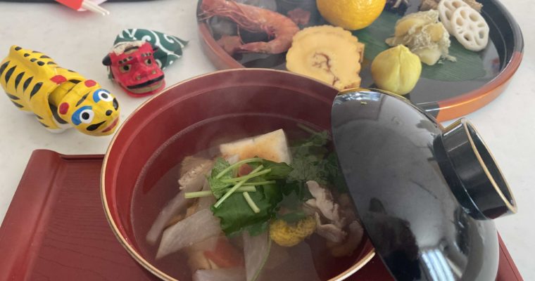 ”Ozouni”　Japanese New Year Rice Cake Soup