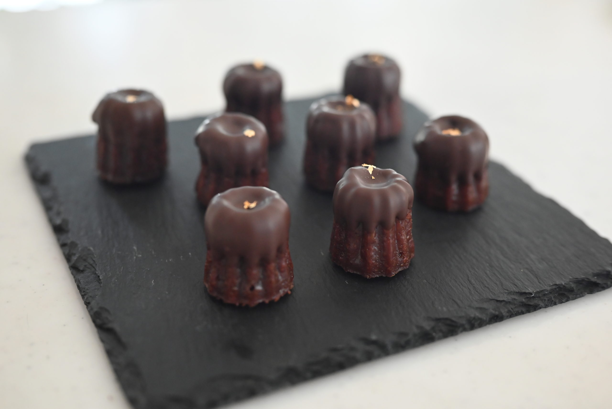 Love in Every Bite: Irresistible Gluten-free Chocolate Cannelés de Bordeaux for Valentine’s Day #GF