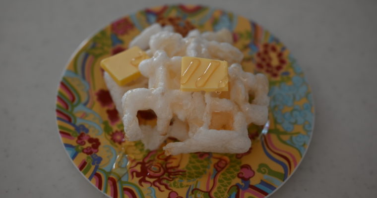 【Honey Butter Soy Sauce Moffle】Crispy, Chewy, Gluten-Free Recipe | Easy Breakfast in 5 mins! Moffle!